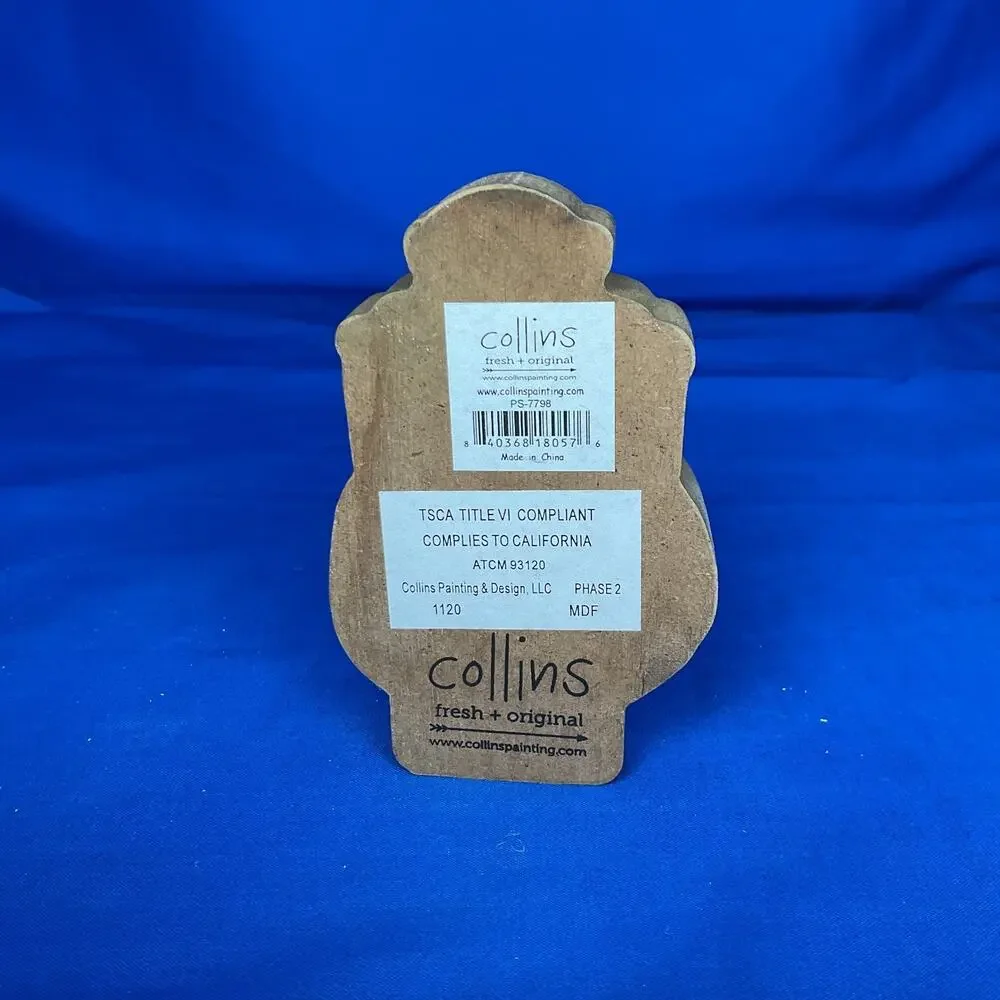 Vintage Lantern Shaped Wooden Block Sign Rustic Cabin Camping RV Camper Decor